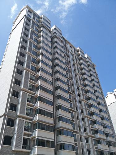 銅煤一號住宅小區(qū)牡丹園1#、2#、3#樓順利交工