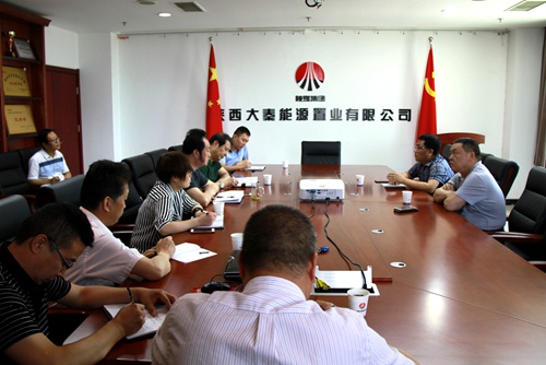 寧興剛、王明智赴陜煤建設公司檢查督導工作