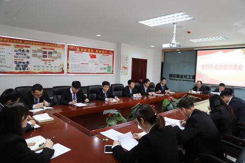 陜煤建設(shè)洗選煤分公司機(jī)關(guān)黨支部召開(kāi)黨員承諾踐諾評(píng)諾專(zhuān)題會(huì)