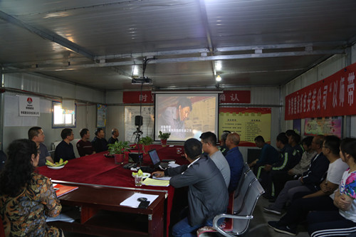 陜煤建設(shè)機電安裝公司:“道德講堂”進一線