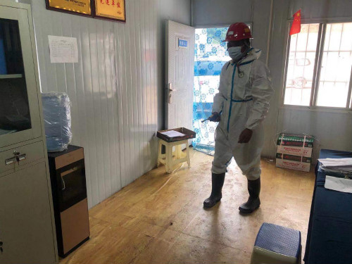 陜煤建設(shè)機(jī)電安裝公司冶坪項(xiàng)目部筑實(shí)疫情防線