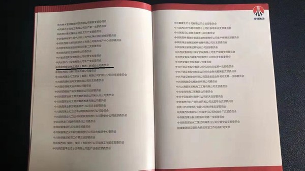 陜煤建設(shè)韓城分公司黨委榮獲“陜煤集團(tuán)先進(jìn)基層黨組織”稱號