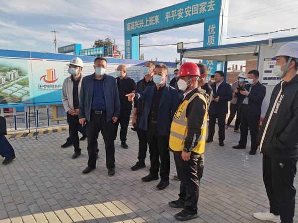 鄂托克旗旗委副書(shū)記、政府旗長(zhǎng)王國(guó)泉一行蒞臨陜煤建設(shè)內(nèi)蒙古分公司第二項(xiàng)目部檢查指導(dǎo)工作