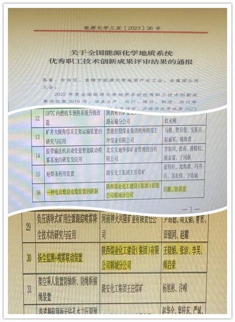 陜煤建設(shè)韓城分公司：2項(xiàng)！再獲國(guó)家級(jí)榮譽(yù)
