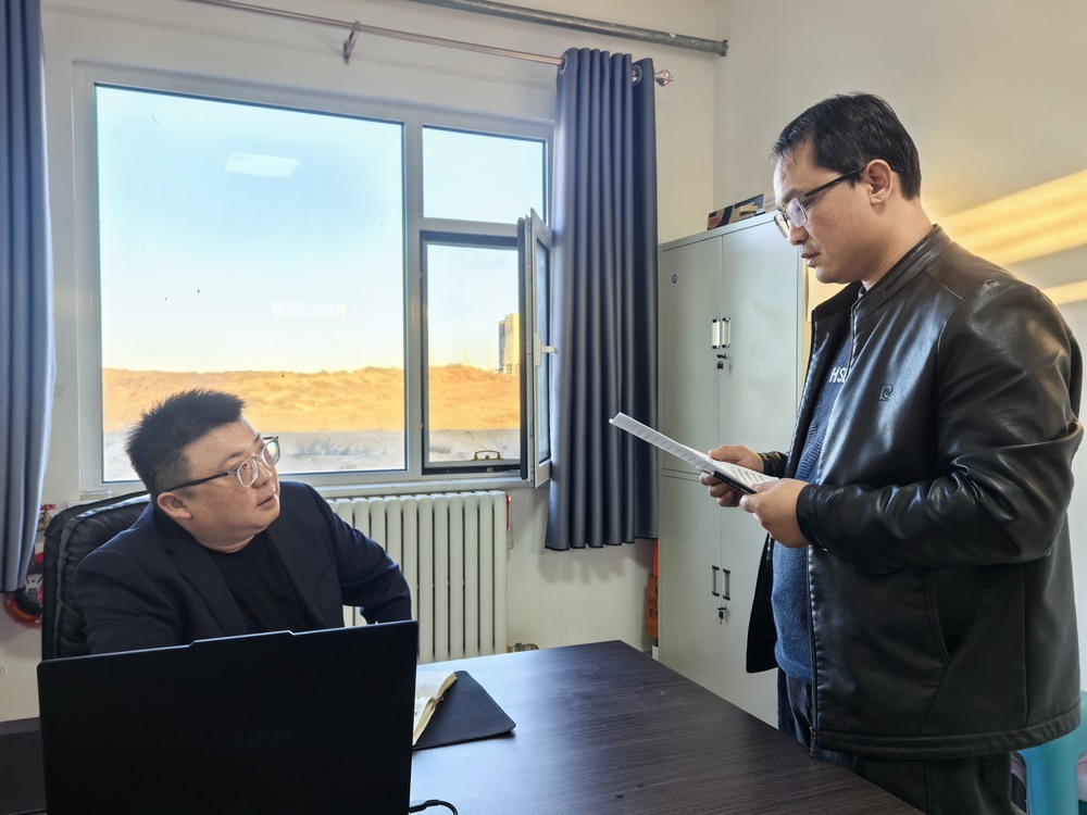 陜煤建設(shè)洗選煤運營公司第五項目部：元旦我在崗  堅守顯擔當