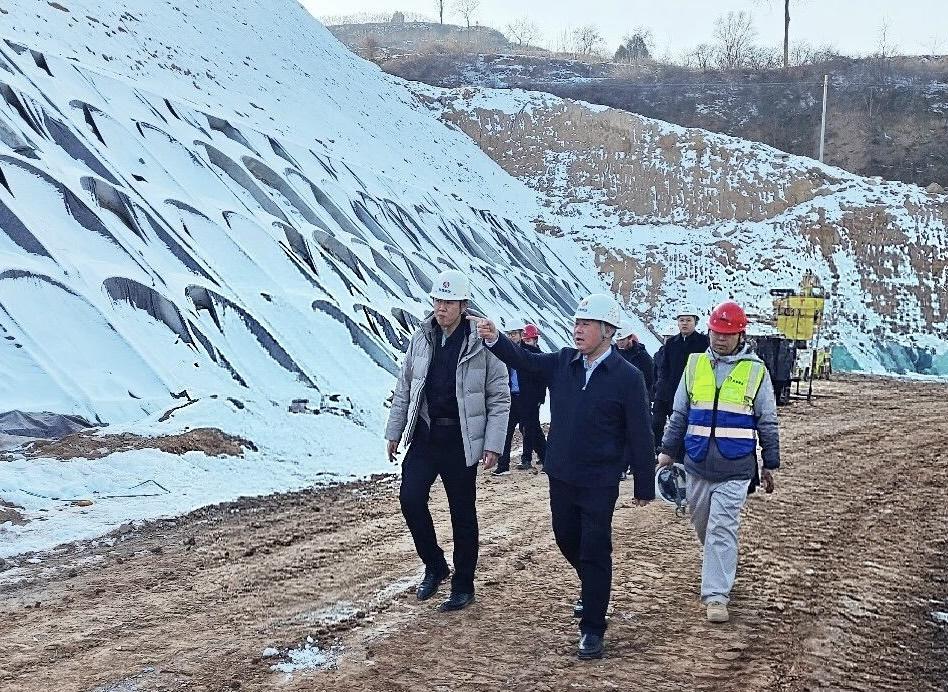 趙敬凱深入王峰煤礦瓦斯綜合治理項目檢查指導(dǎo)工作