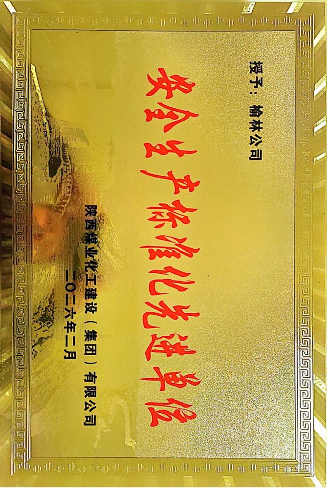 喜獲殊榮樹標(biāo)桿  安全護(hù)航促發(fā)展